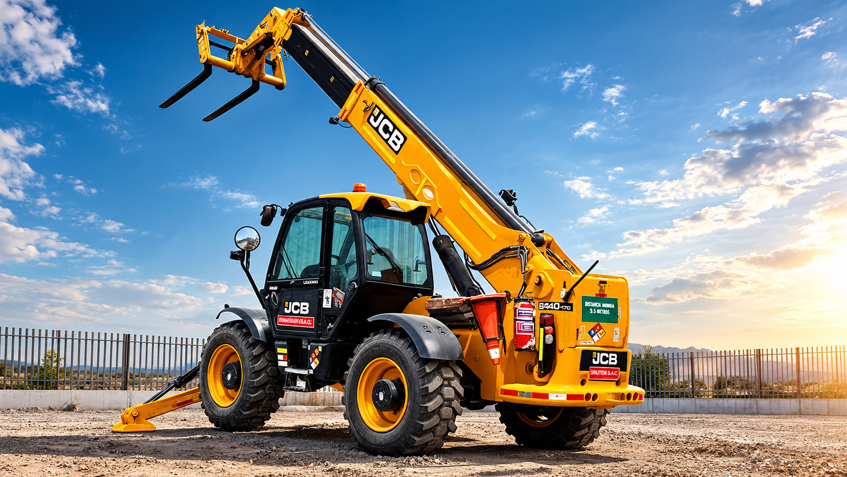 Alquiler de Telehandlers de Alto Tonelaje (4.0 a 7.2 TN)